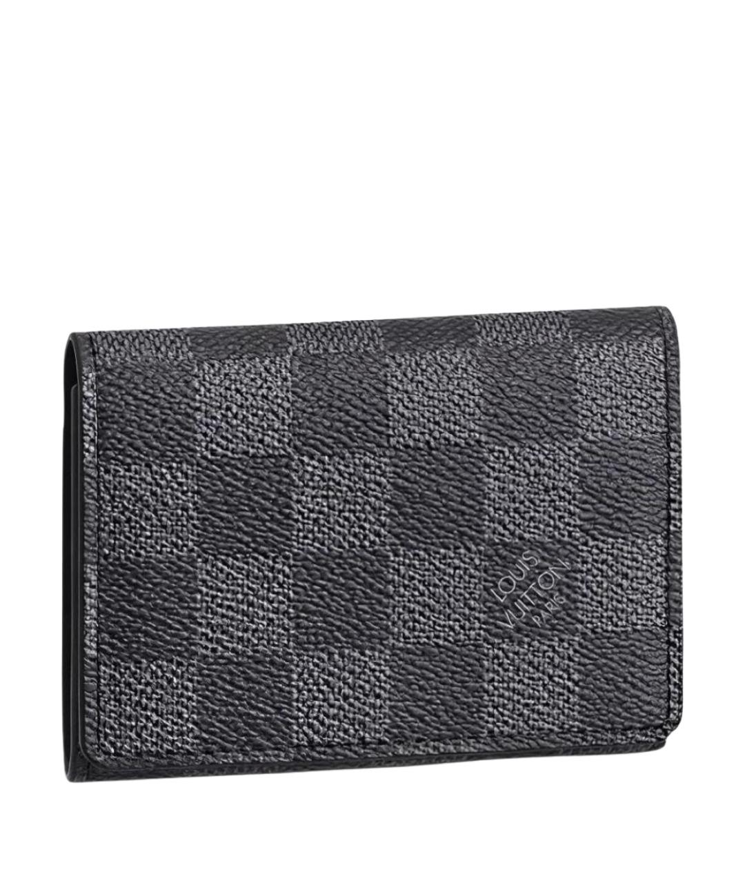 LOUIS VUITTON Антрацитовый кошелек, фото 1