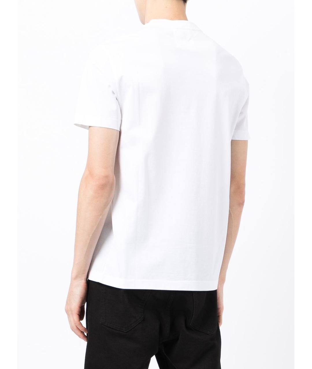 EMPORIO ARMANI Белая хлопковая футболка, фото 3