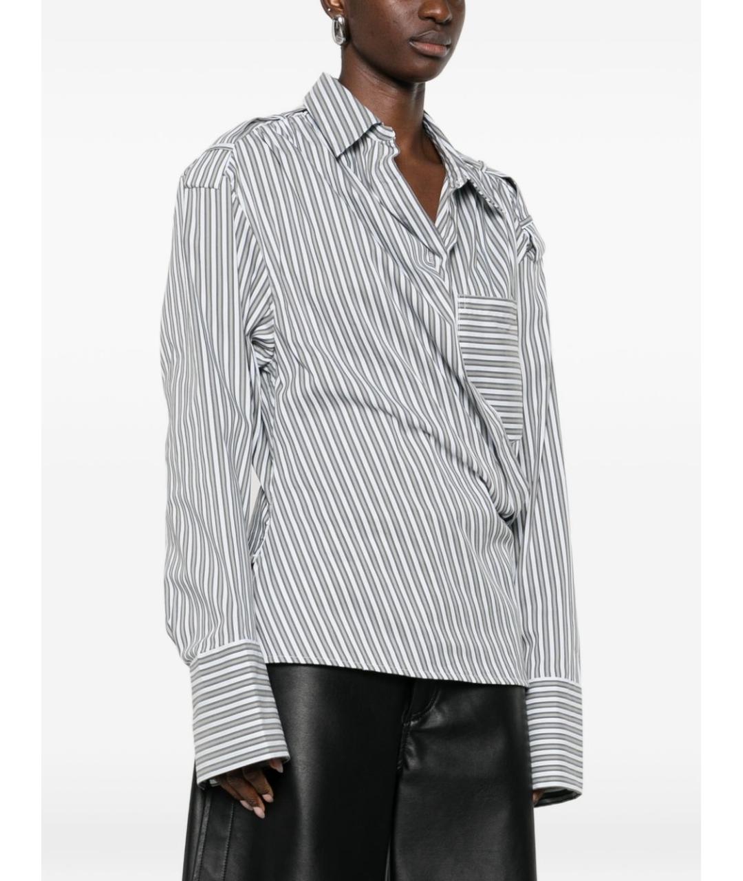 IRO Голубая хлопковая рубашка, фото 2