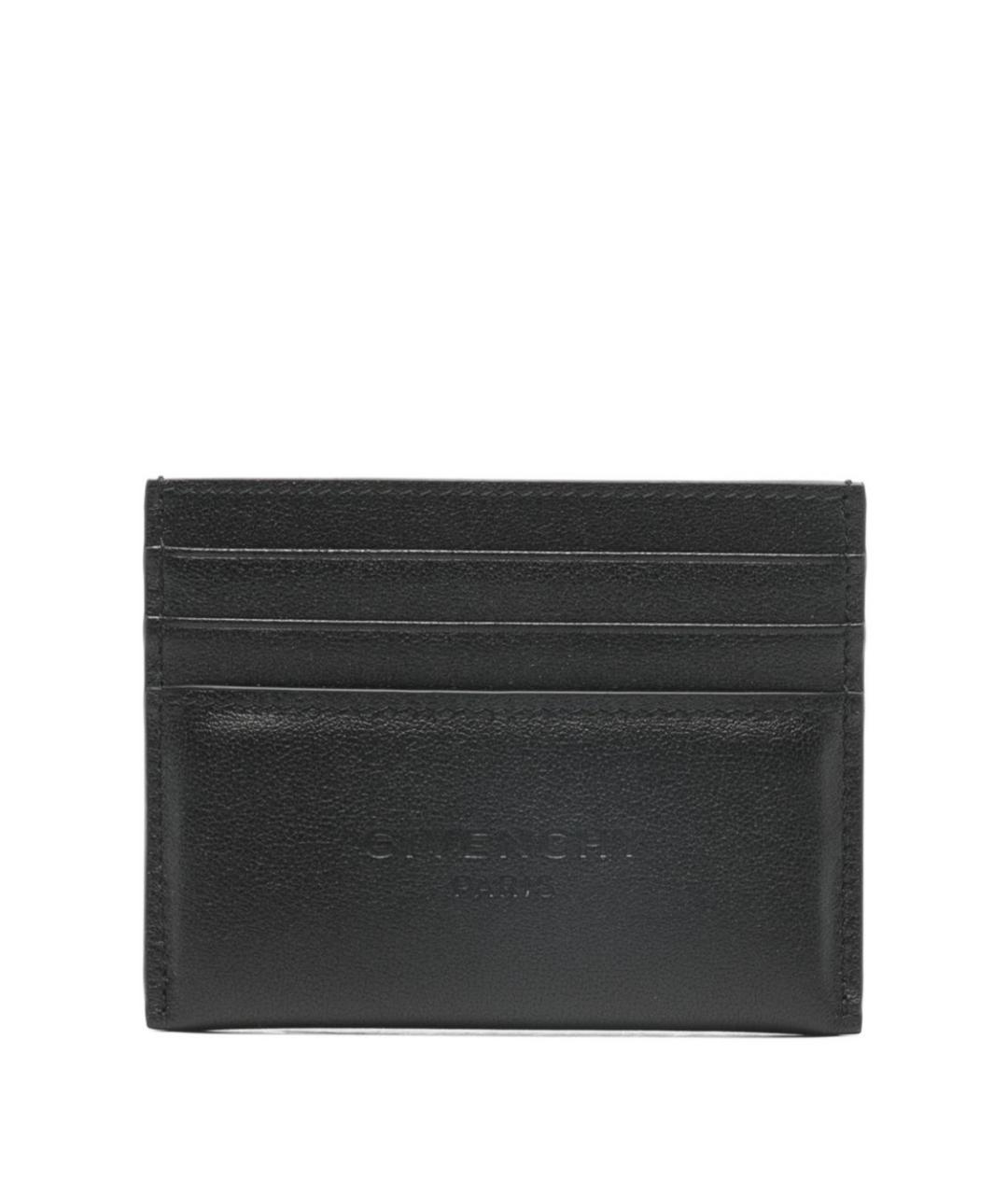GIVENCHY Черный кожаный кардхолдер, фото 1