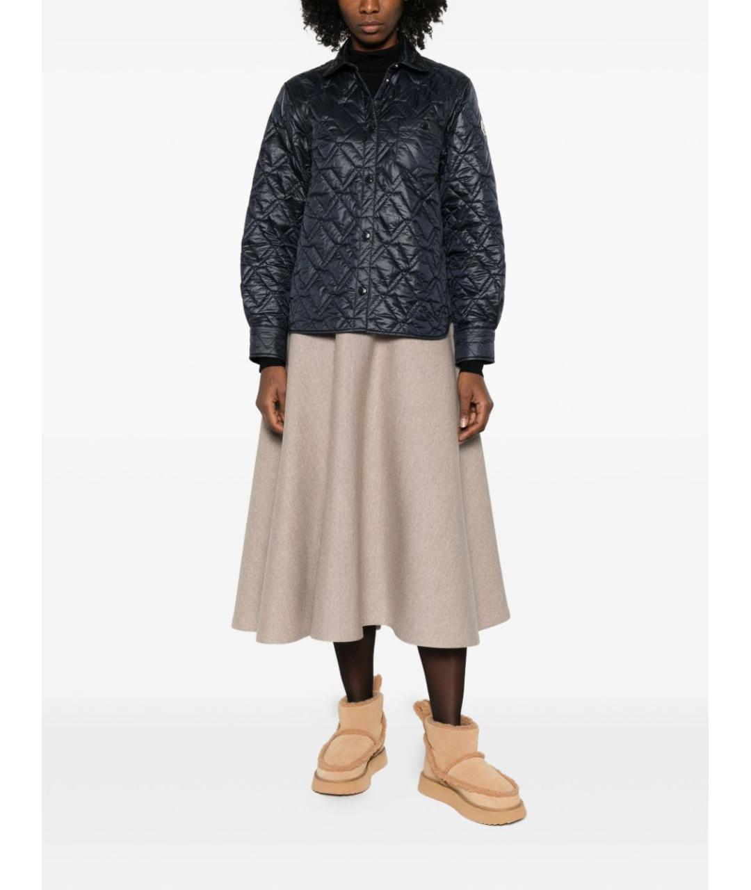 MONCLER Темно-синяя куртка, фото 5