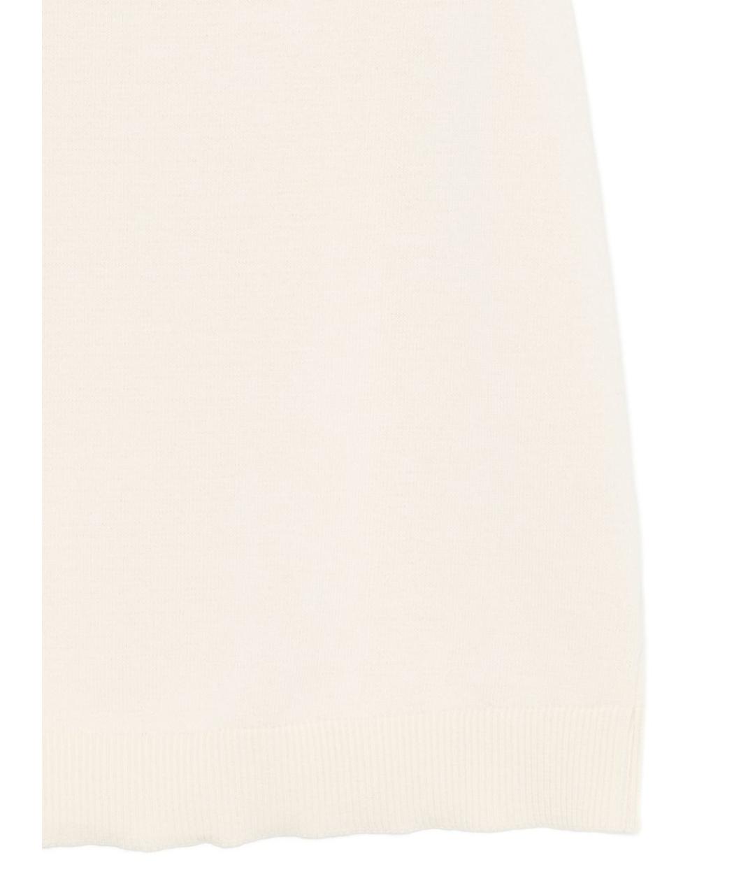 ALYSI Белая хлопковая майка, фото 3