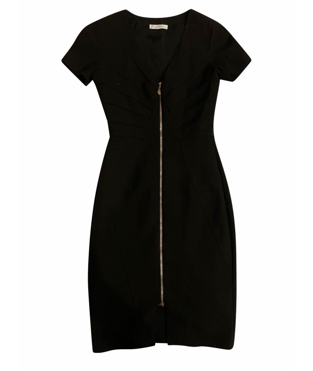 VERSACE COLLECTION Черное полиэстеровое вечернее платье, фото 1