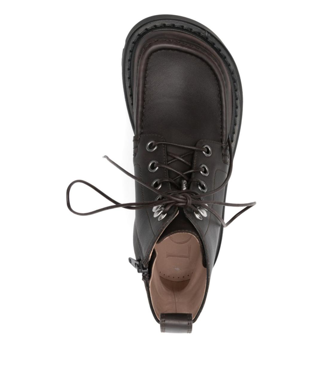 LOEWE Коричневые кожаные балетки, фото 3