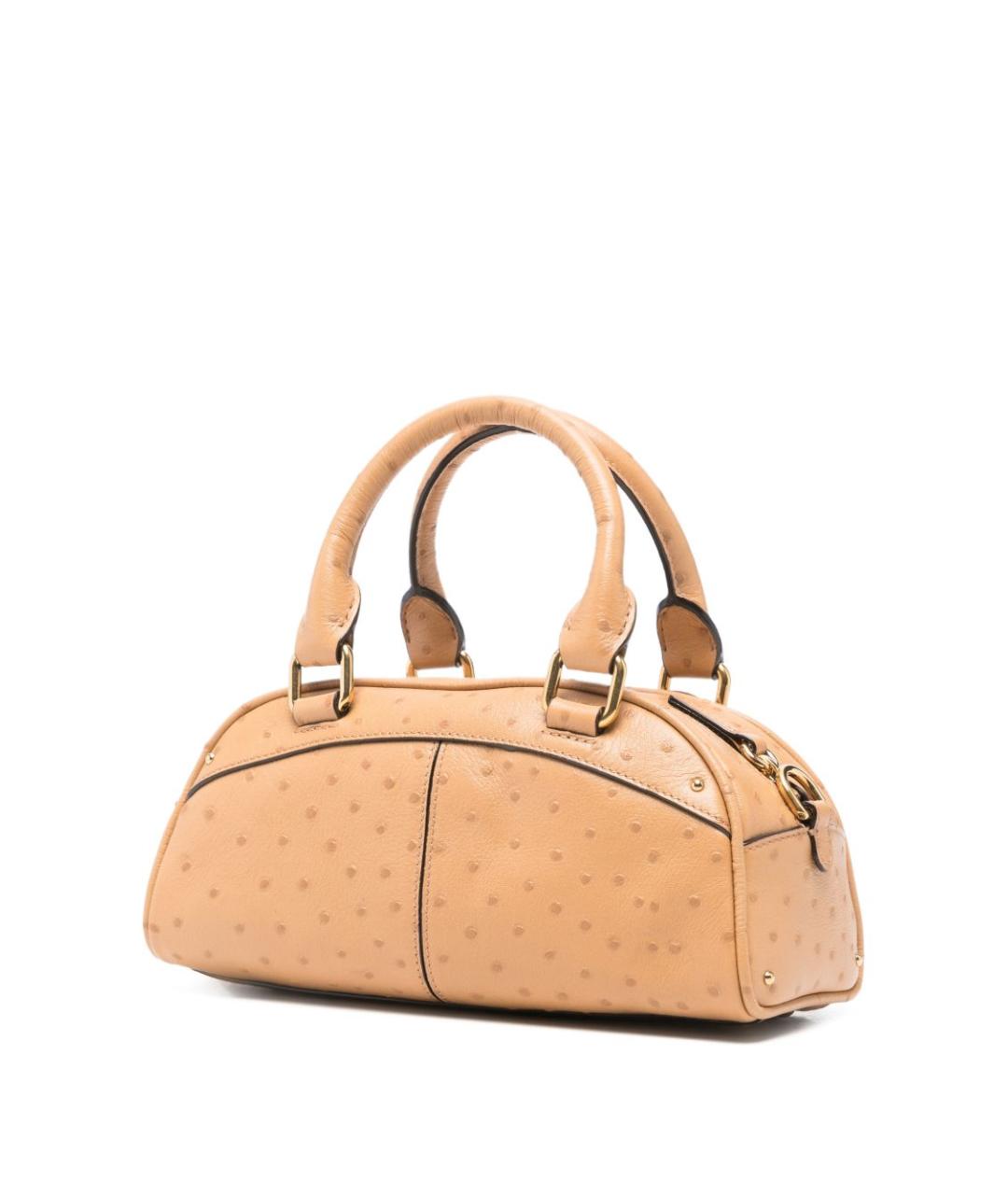CHLOE Бежевая кожаная сумка тоут, фото 4