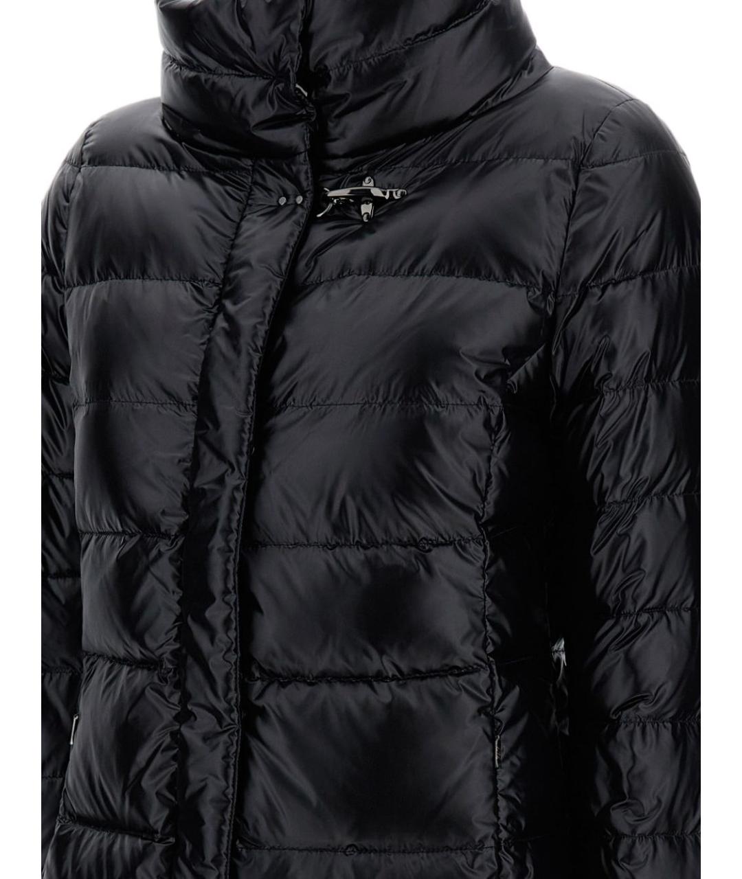 FAY Черный полиамидовый пуховик, фото 4