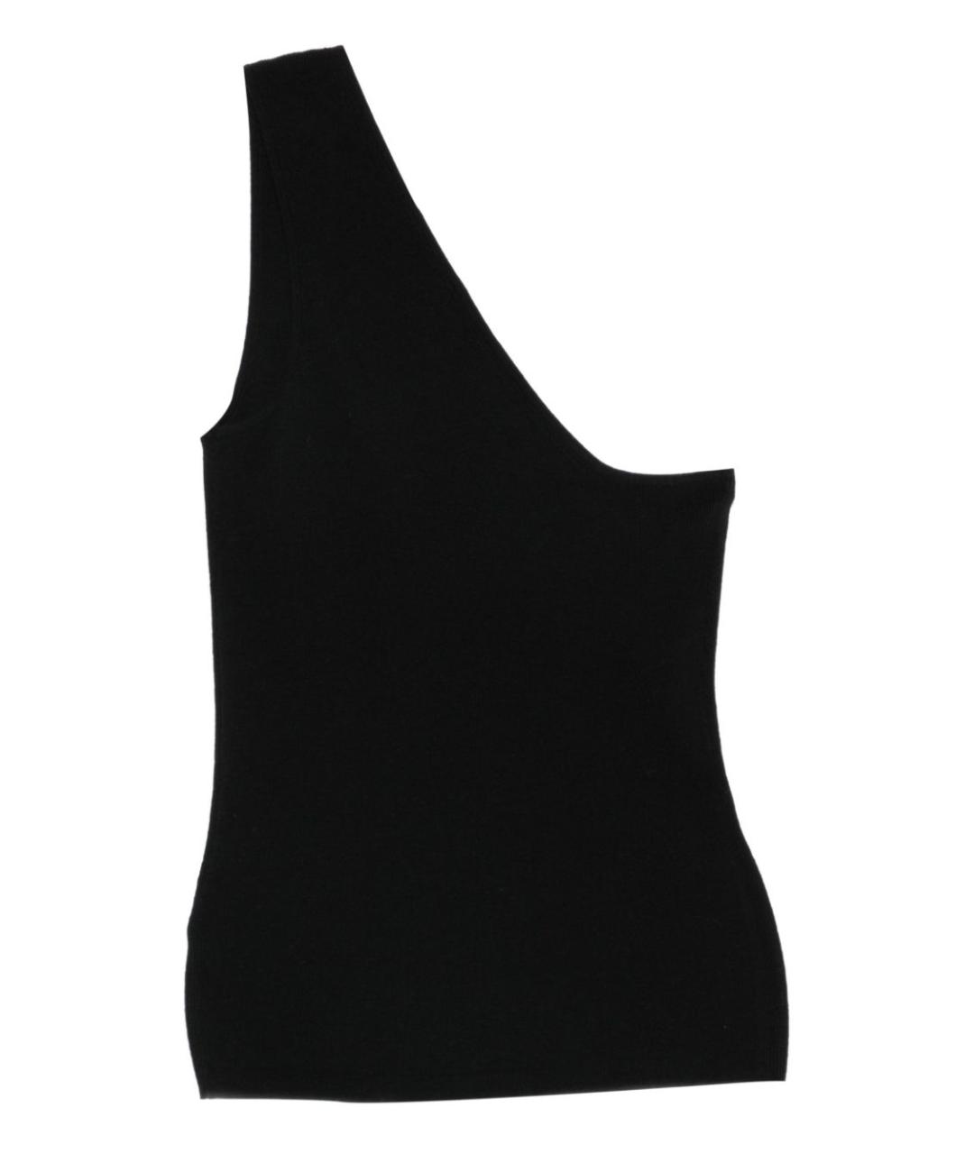 LISA YANG Черная хлопковая майка, фото 2