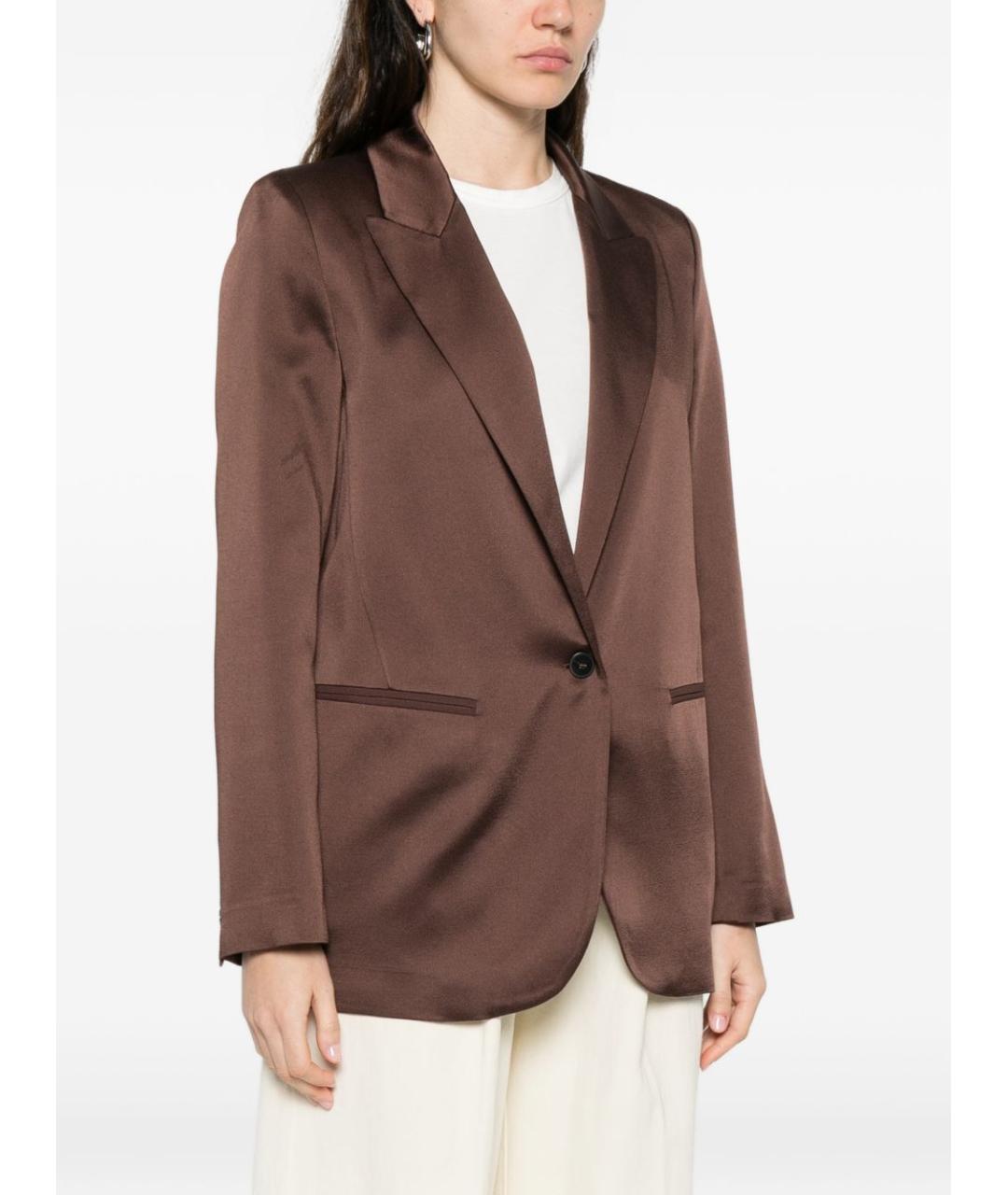 FORTE FORTE Коричневый жакет/пиджак, фото 4