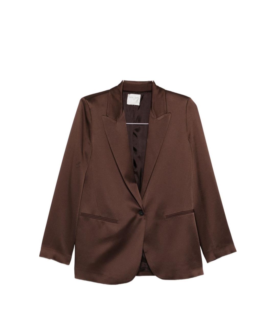 FORTE FORTE Коричневый жакет/пиджак, фото 1