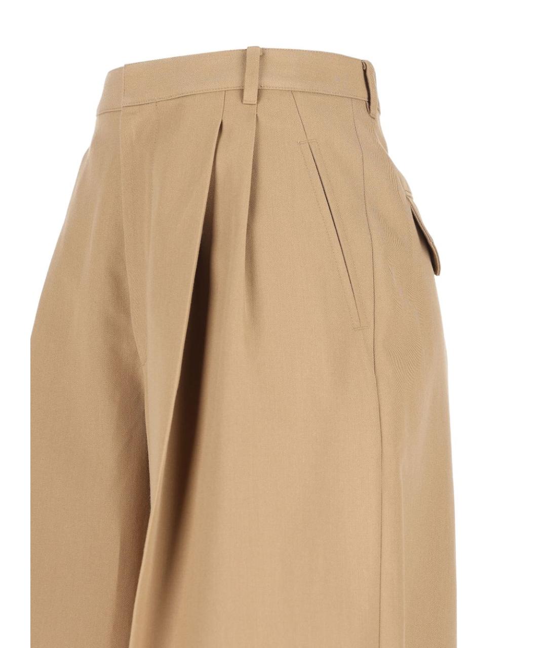 CELINE Бежевые шерстяные шорты, фото 4