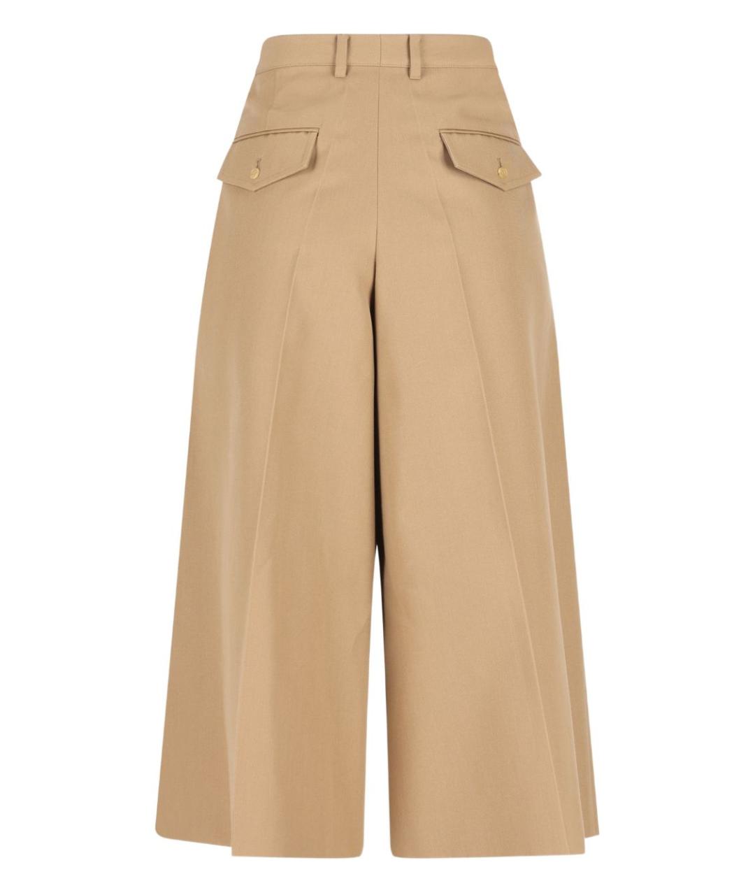 CELINE Бежевые шерстяные шорты, фото 3