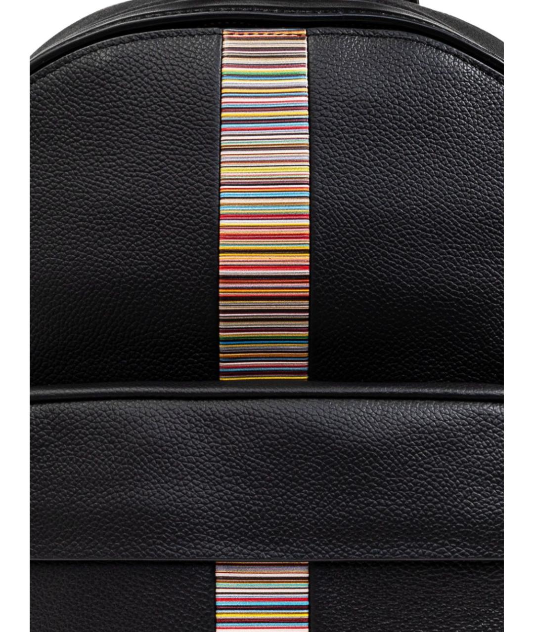 PAUL SMITH Черный кожаный рюкзак, фото 2
