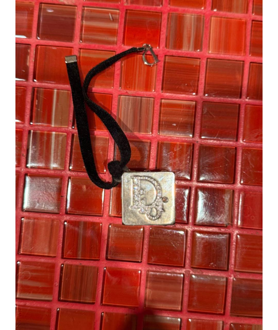 CHRISTIAN DIOR Серебрянный брелок, фото 4