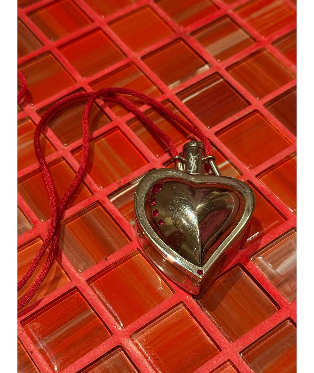 SAINT LAURENT Серебрянный брелок, фото 4