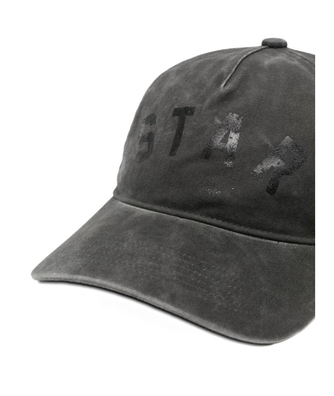 GOLDEN GOOSE DELUXE BRAND Серая хлопковая кепка, фото 2