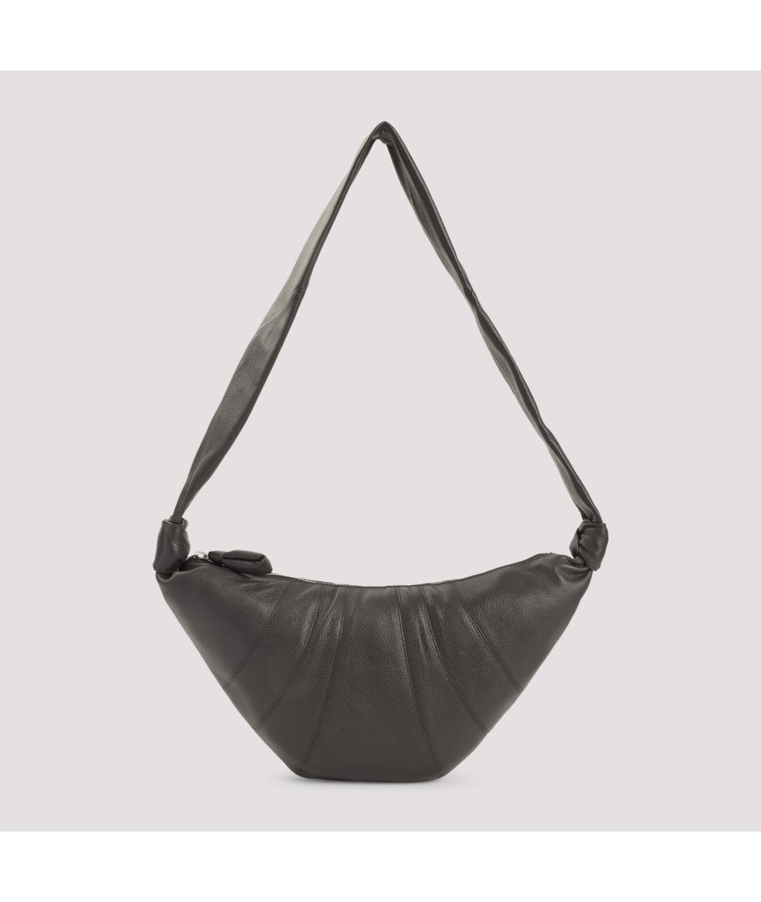 LEMAIRE Коричневая кожаная сумка через плечо, фото 2