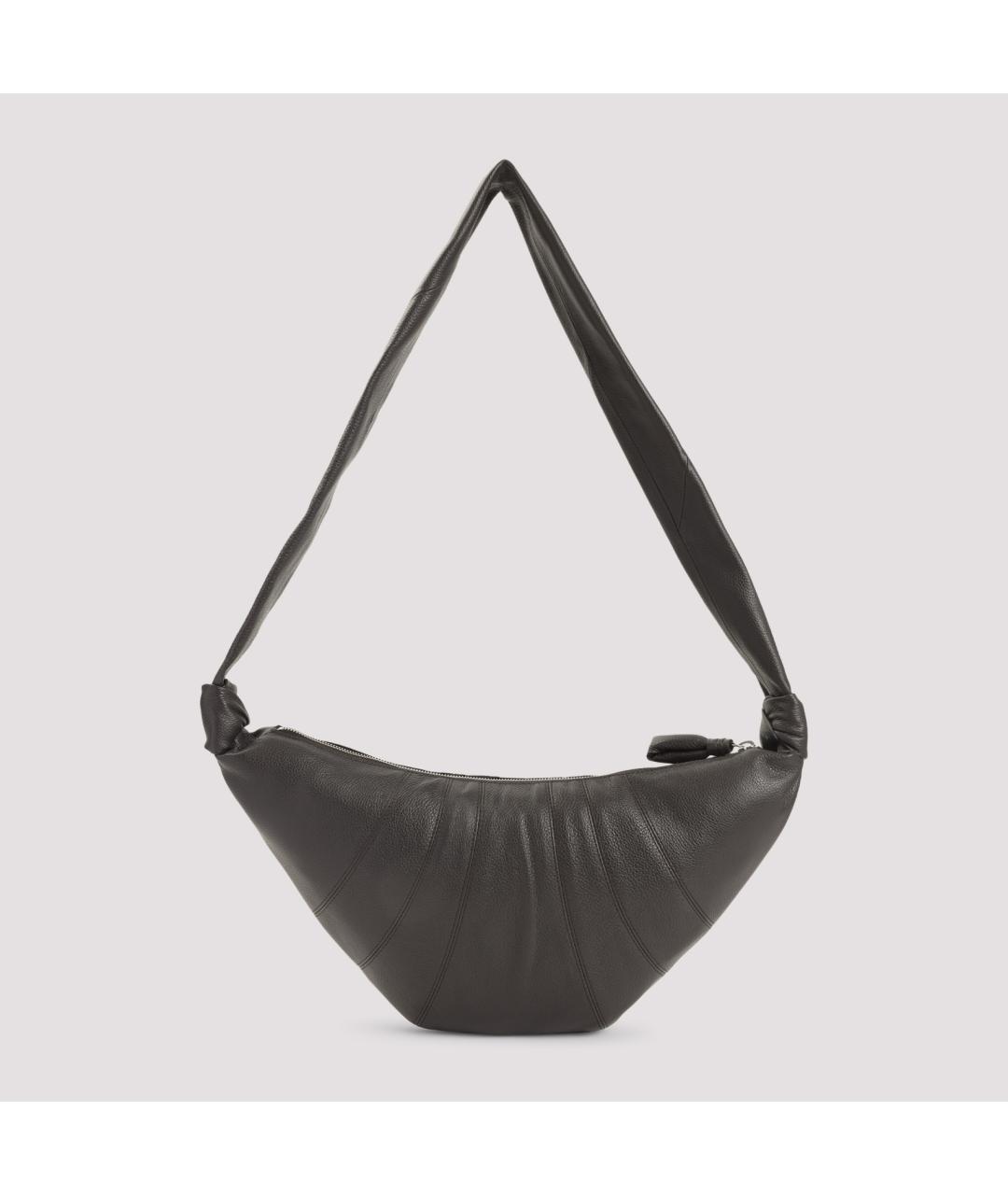 LEMAIRE Коричневая кожаная сумка через плечо, фото 4