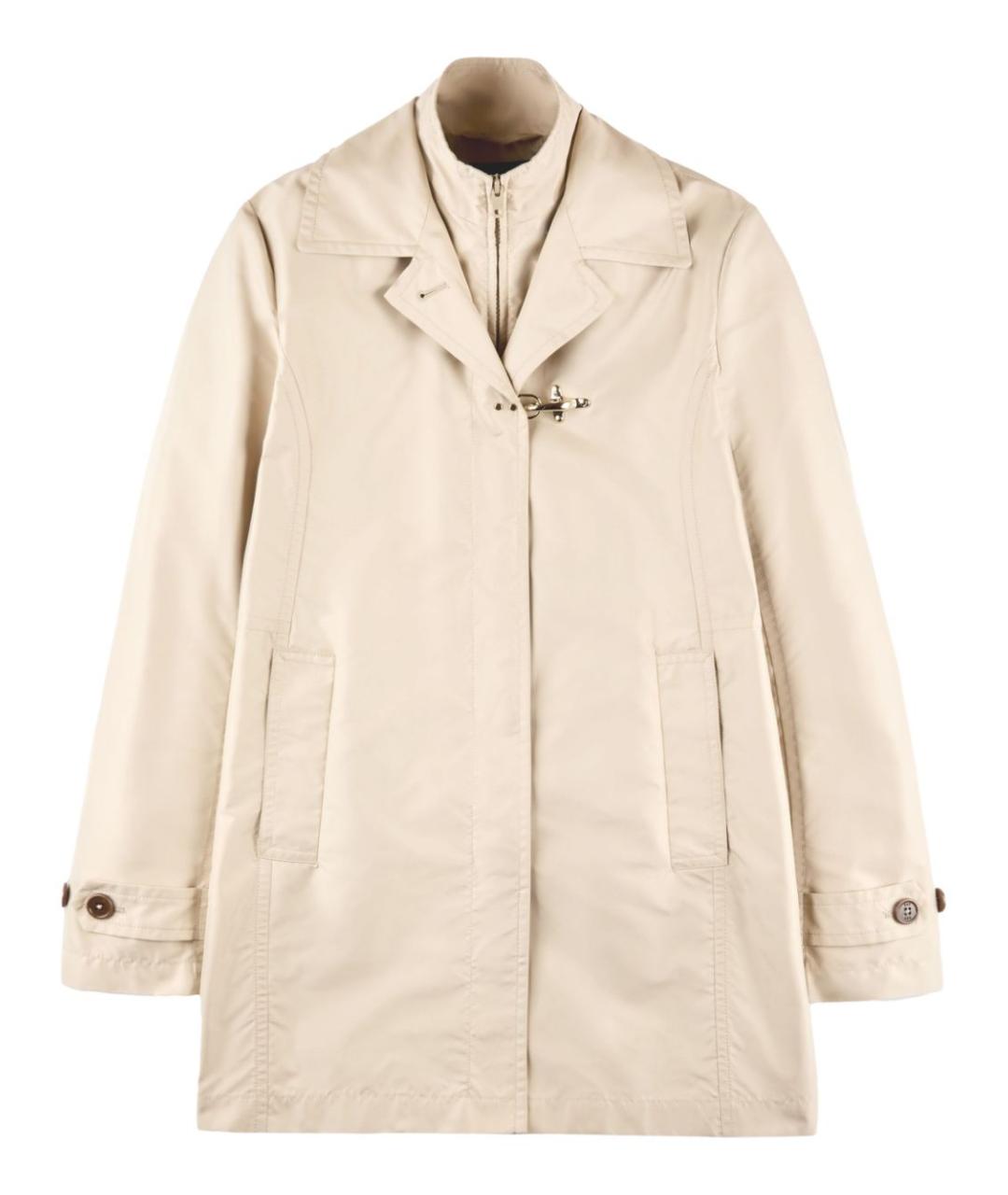 FAY Бежевая полиэстеровая куртка, фото 1