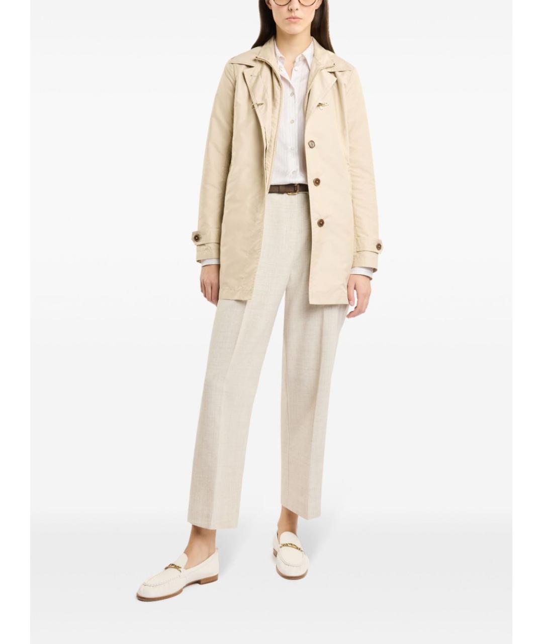 FAY Бежевая полиэстеровая куртка, фото 3