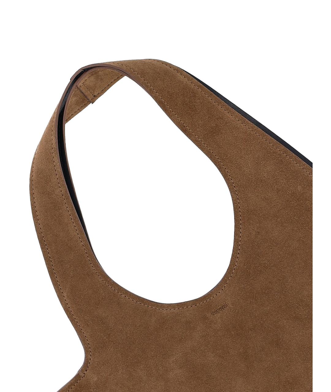 COPERNI Коричневая замшевая сумка через плечо, фото 3