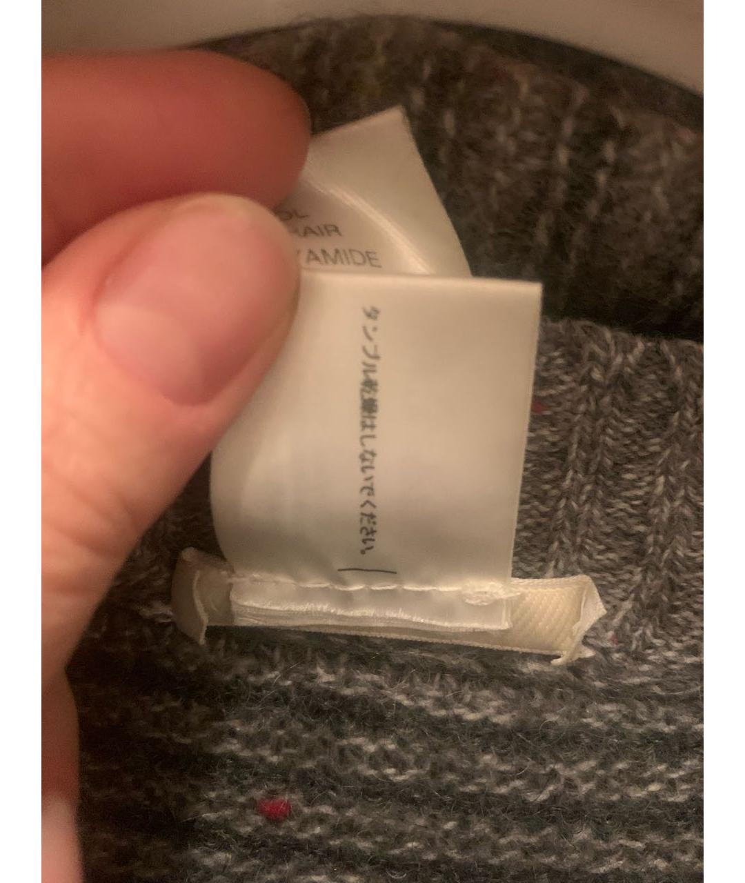 CHLOE Серый шерстяной кардиган, фото 8