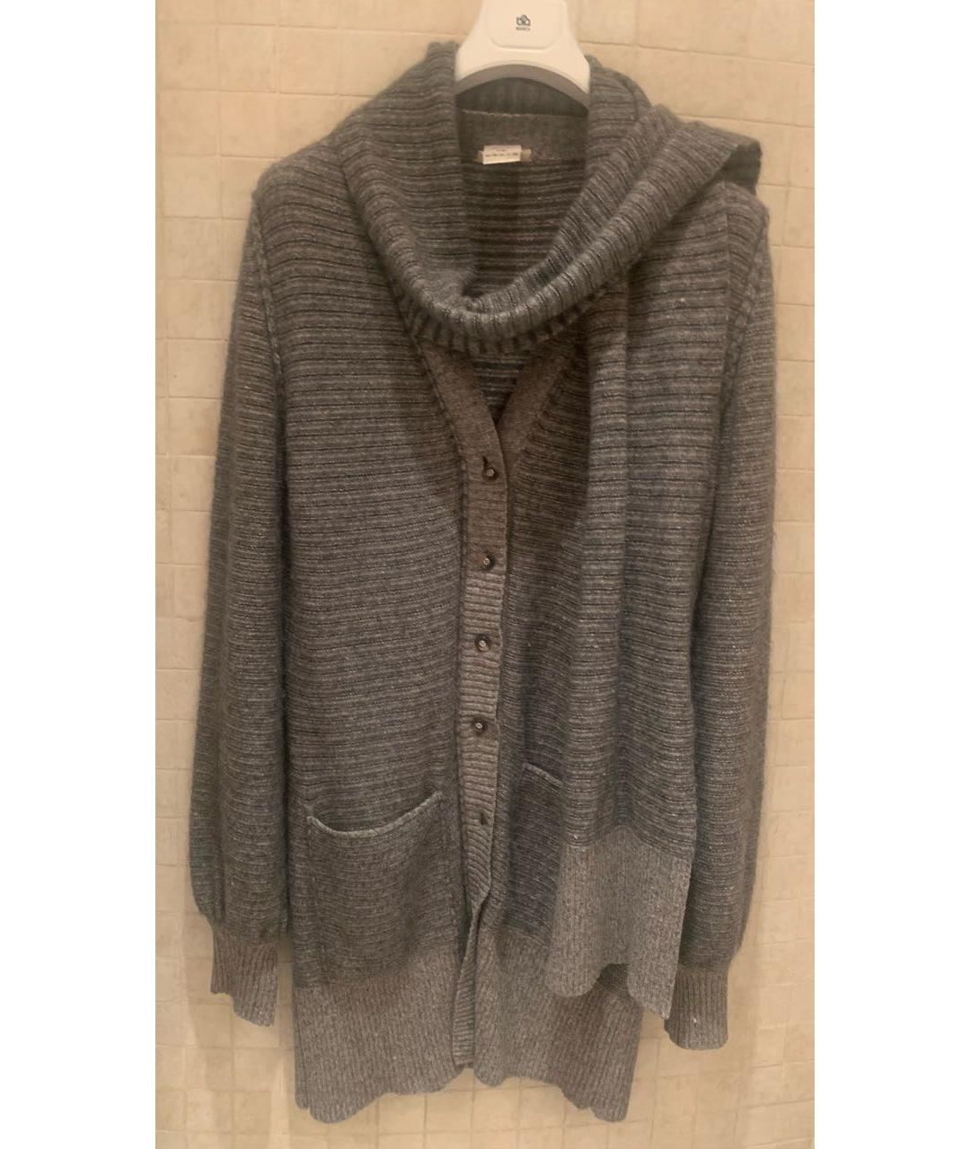CHLOE Серый шерстяной кардиган, фото 2