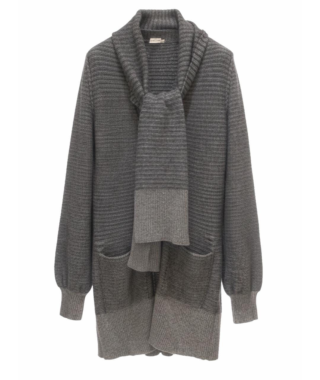 CHLOE Серый шерстяной кардиган, фото 1