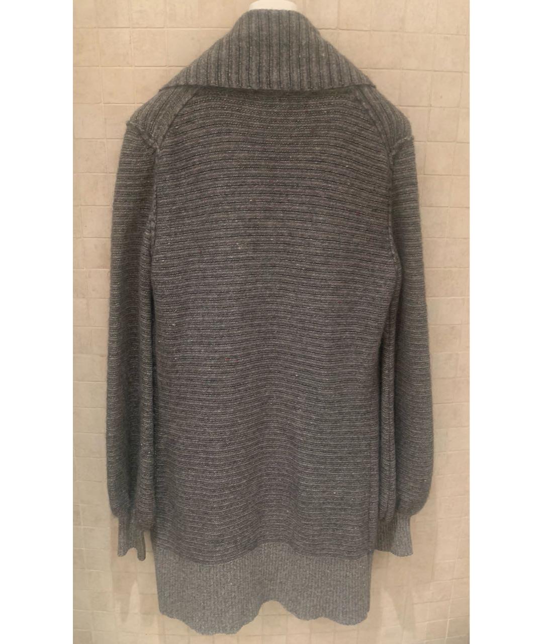 CHLOE Серый шерстяной кардиган, фото 3