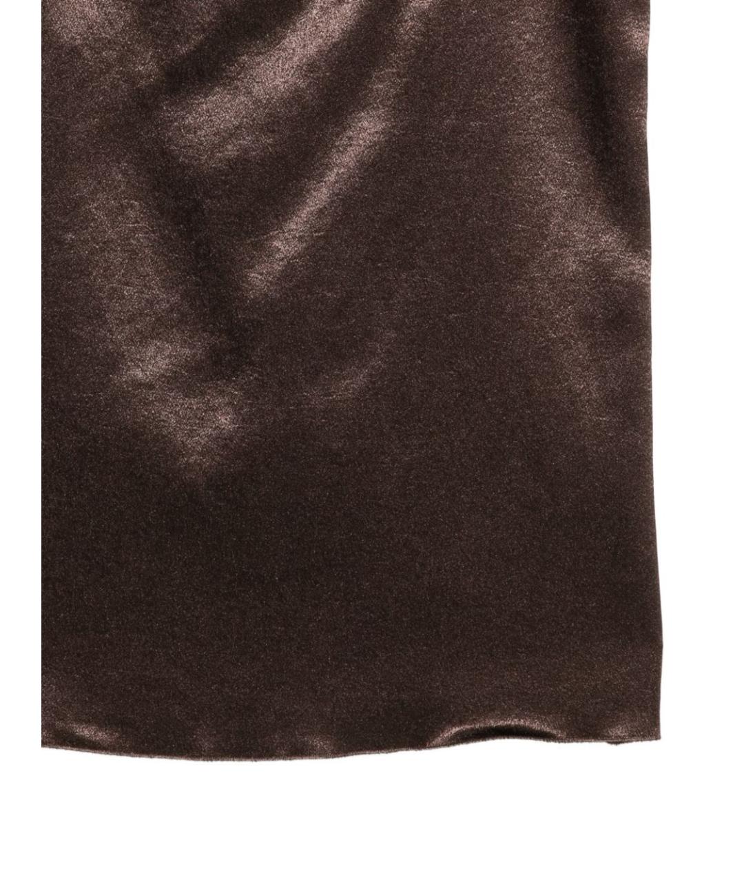 ALYSI Коричневая майка, фото 2