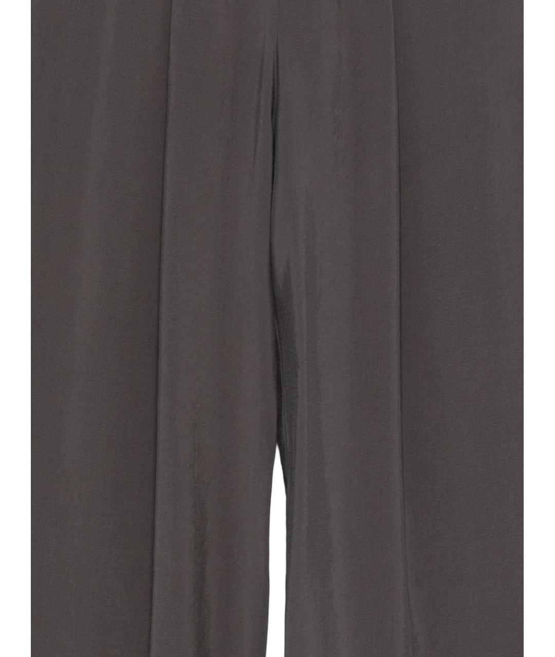 ALYSI Серые прямые брюки, фото 3