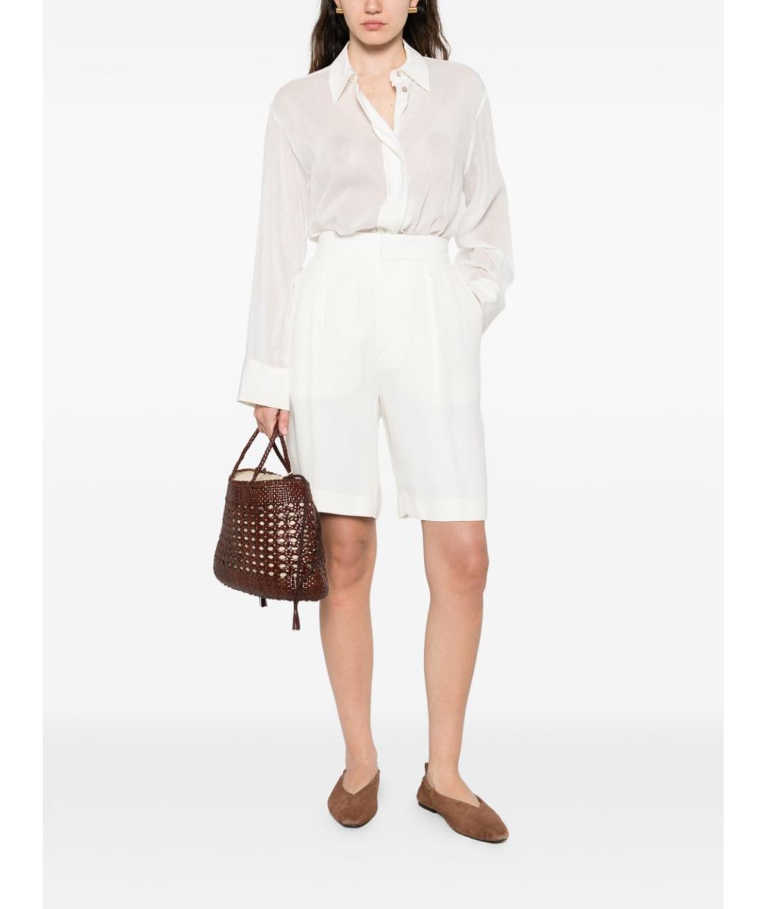 FORTE FORTE Белая хлопковая рубашка, фото 3