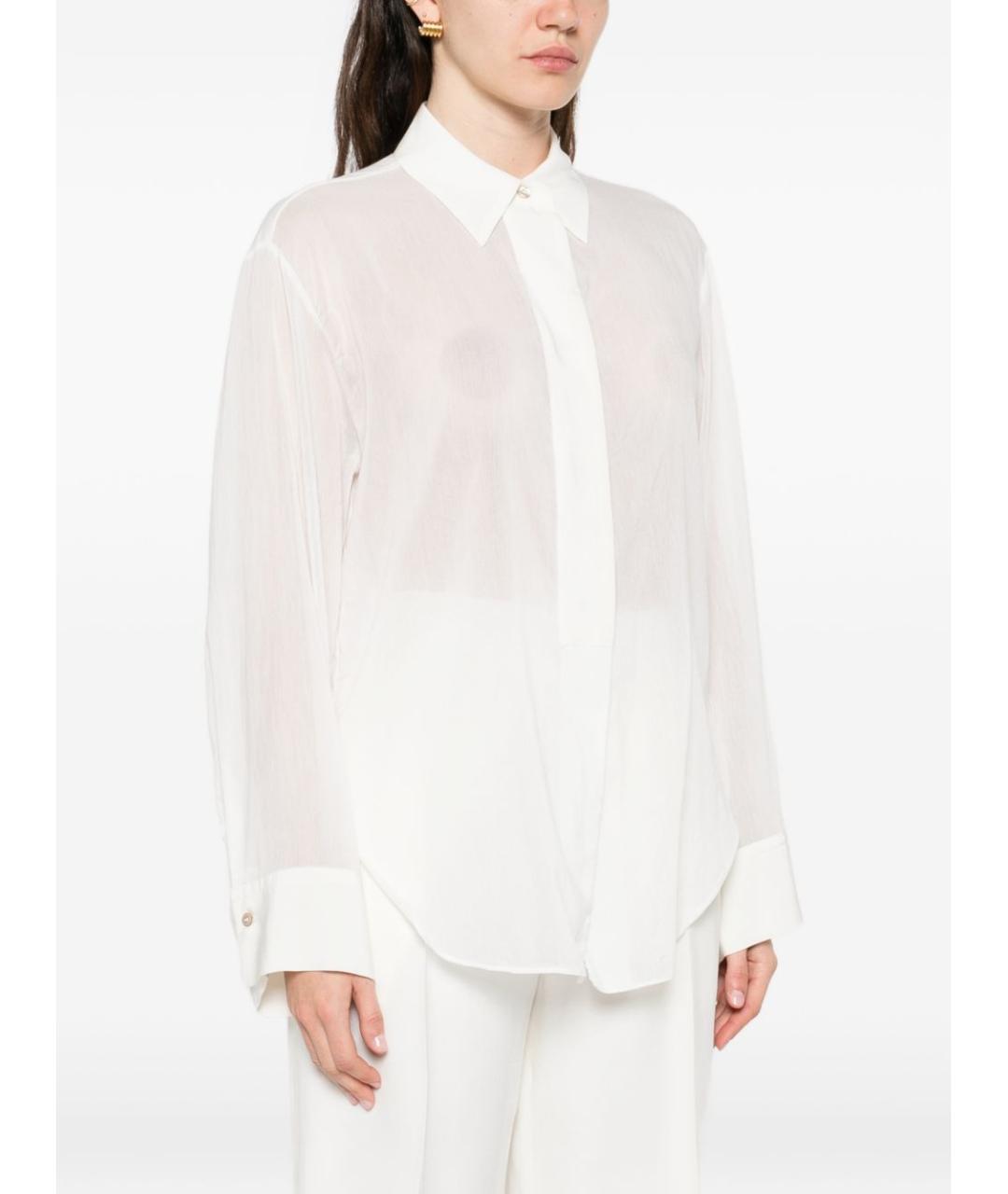 FORTE FORTE Белая хлопковая рубашка, фото 2