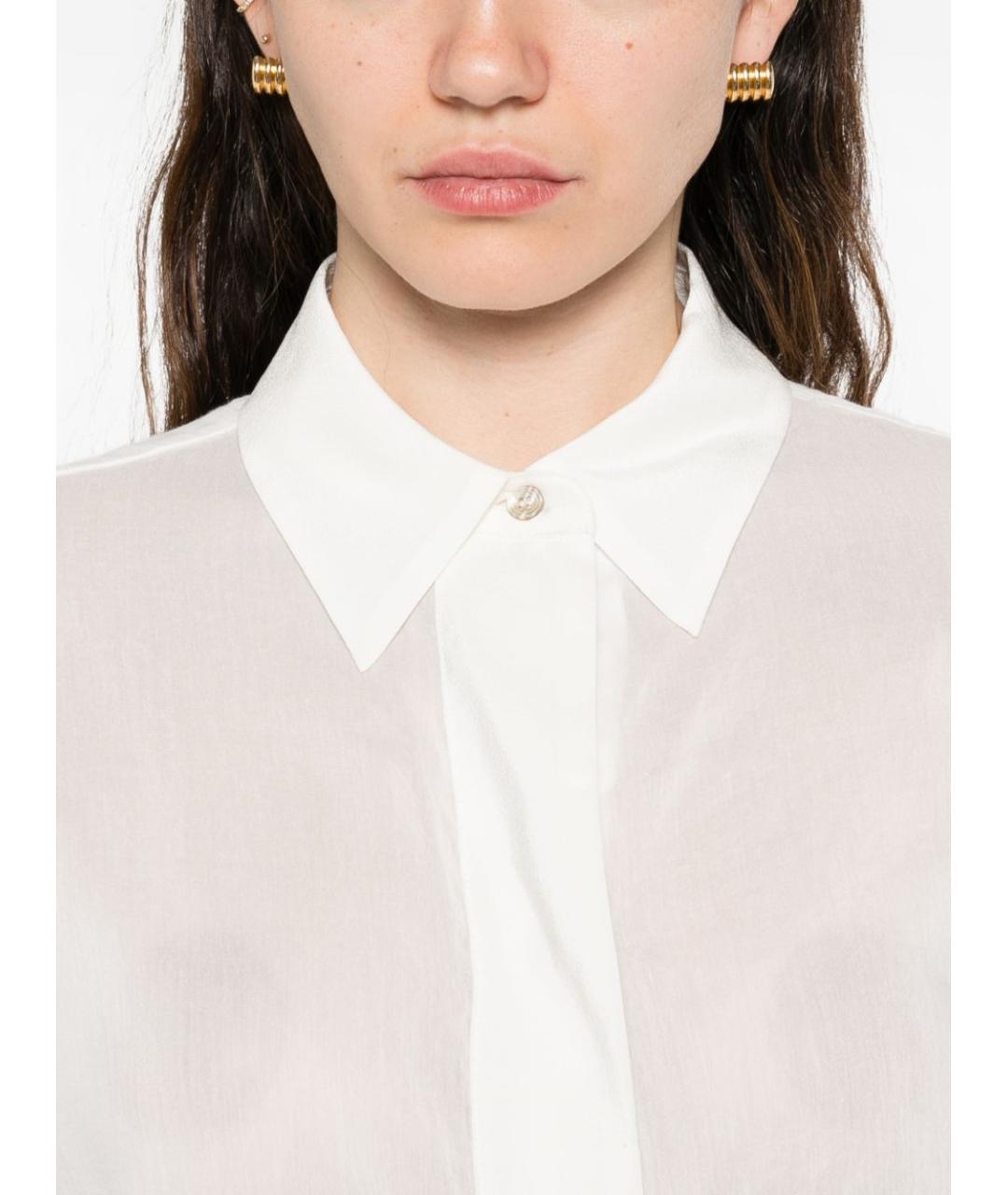 FORTE FORTE Белая хлопковая рубашка, фото 4