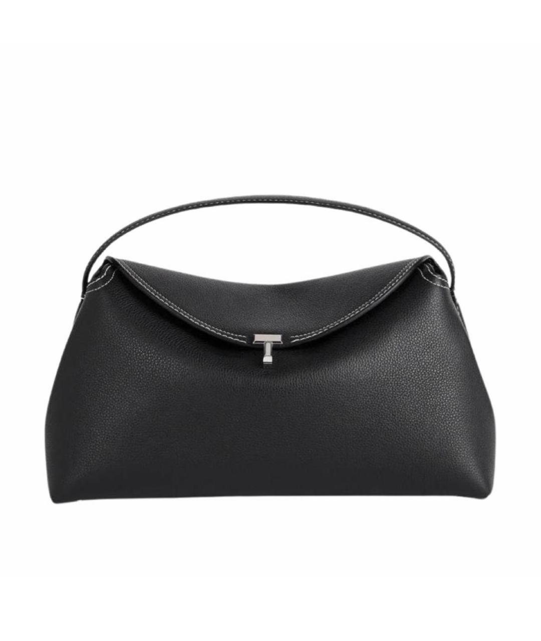 TOTEME Черная кожаная сумка через плечо, фото 1