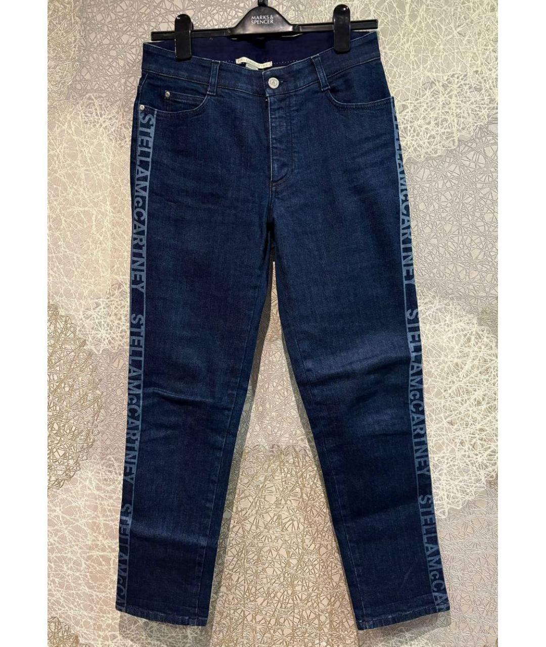 STELLA MCCARTNEY Синие хлопковые прямые джинсы, фото 5