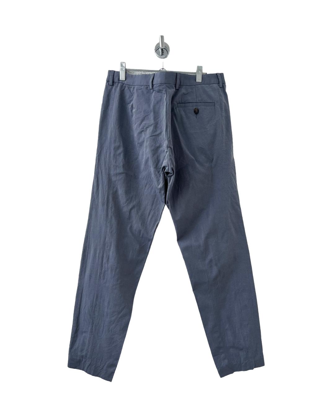 MAISON MARGIELA Серые хлопковые классические брюки, фото 2