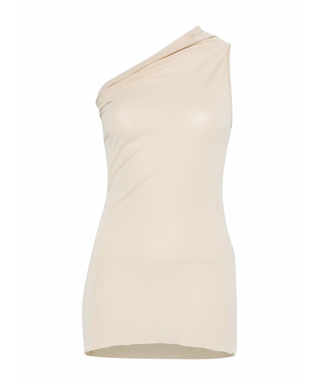 RICK OWENS Бежевая майка, фото 1