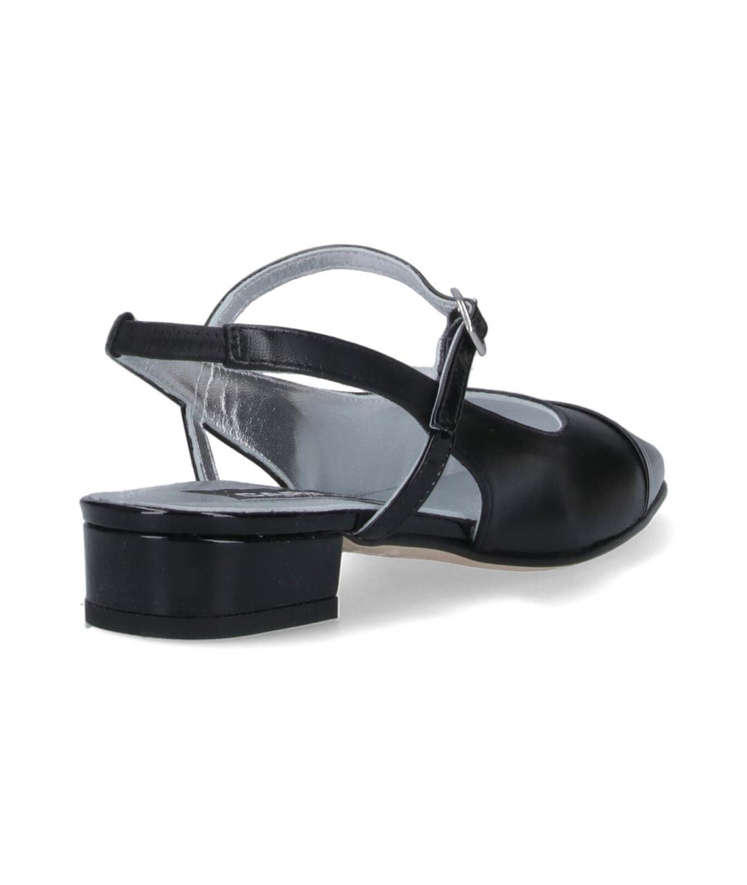 CAREL Черные кожаные мюли, фото 4