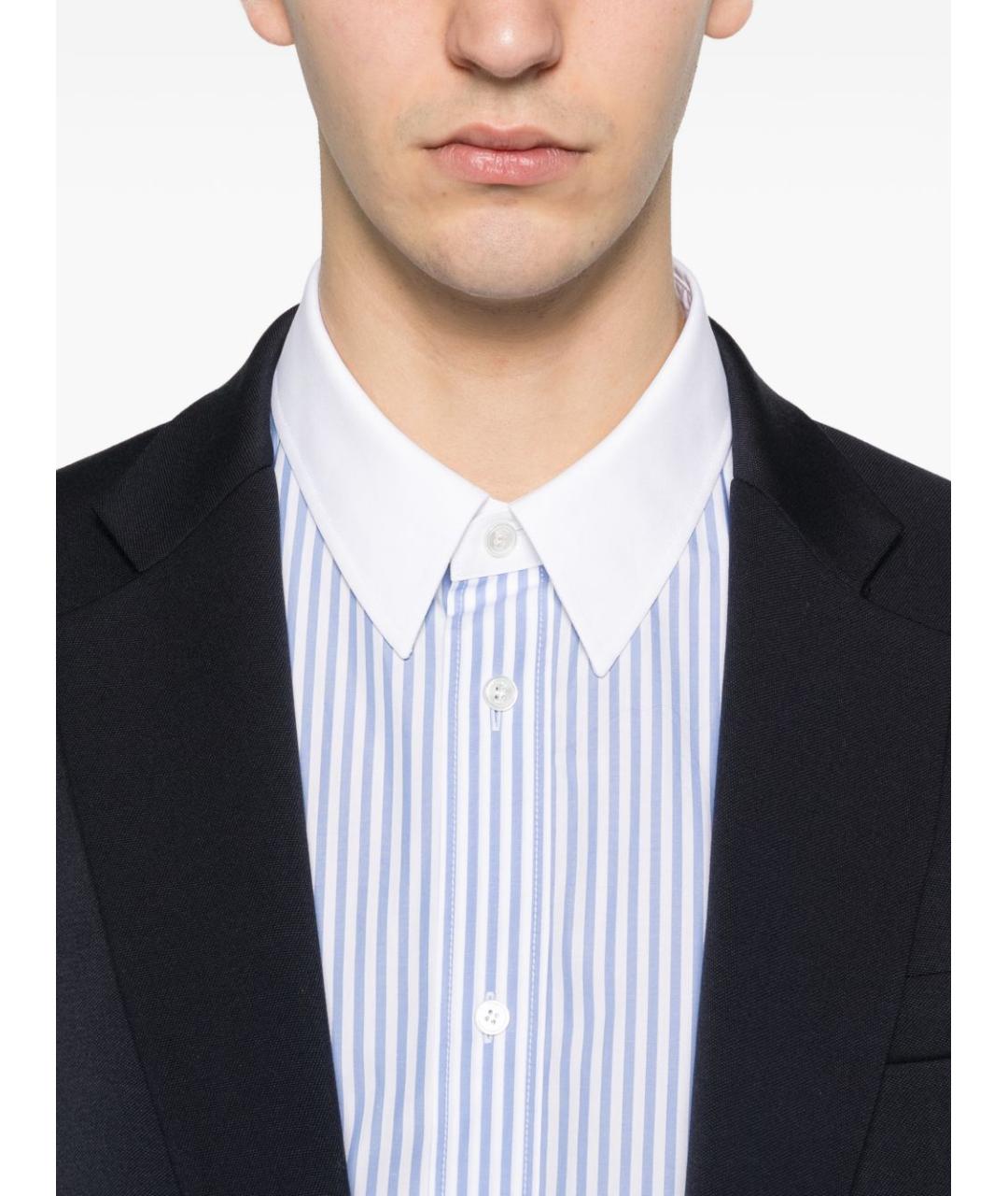 CELINE Голубая хлопковая кэжуал рубашка, фото 2