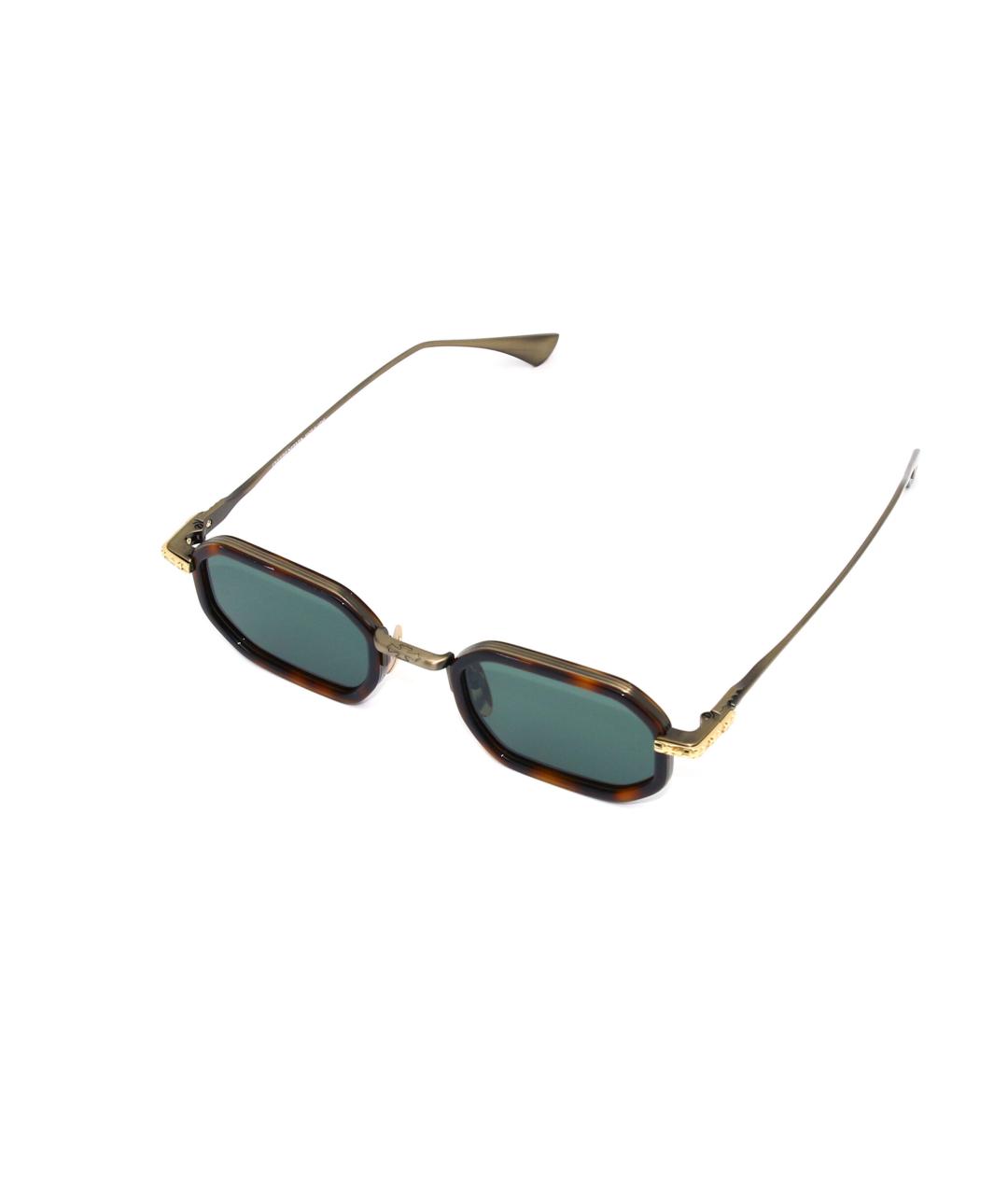 CHROME HEARTS Золотые металлические солнцезащитные очки, фото 2