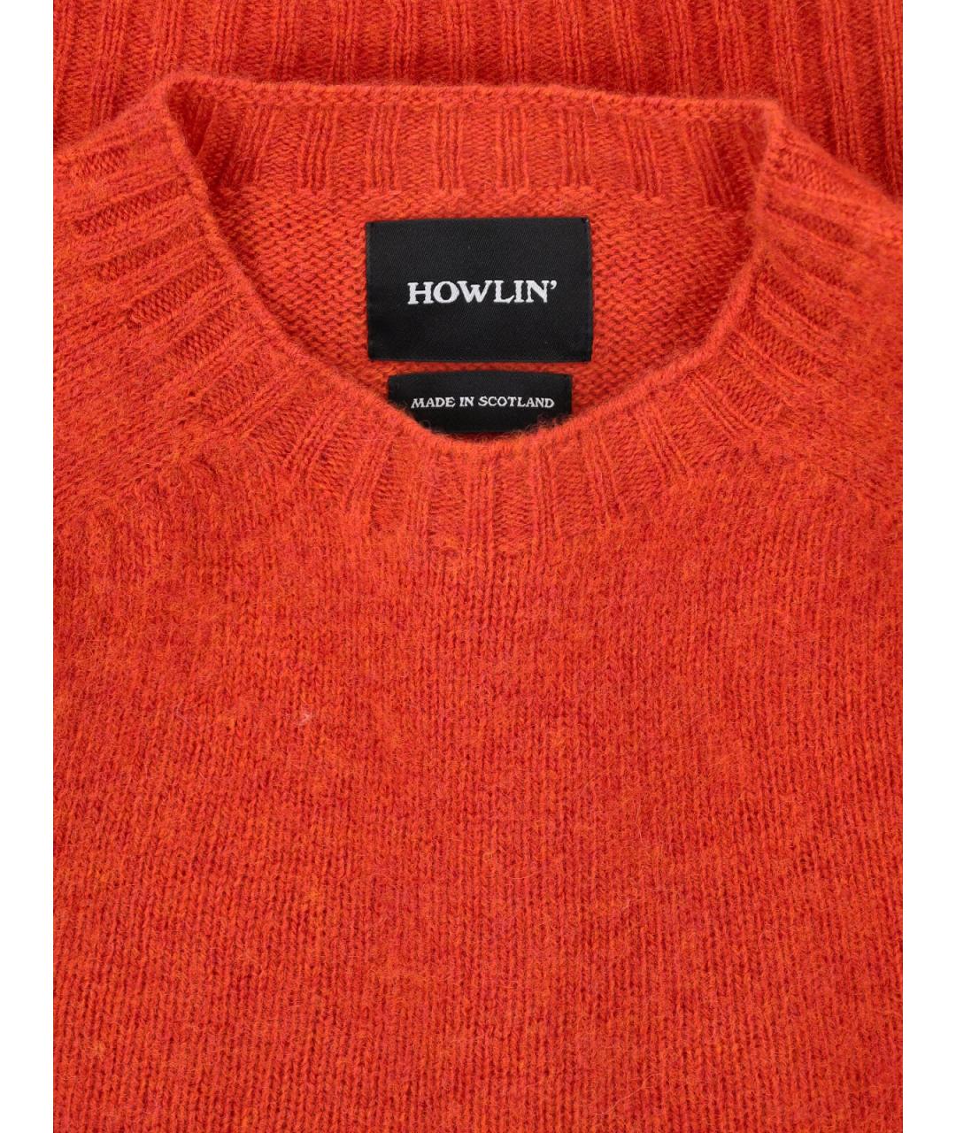 HOWLIN Красный шерстяной джемпер / свитер, фото 3