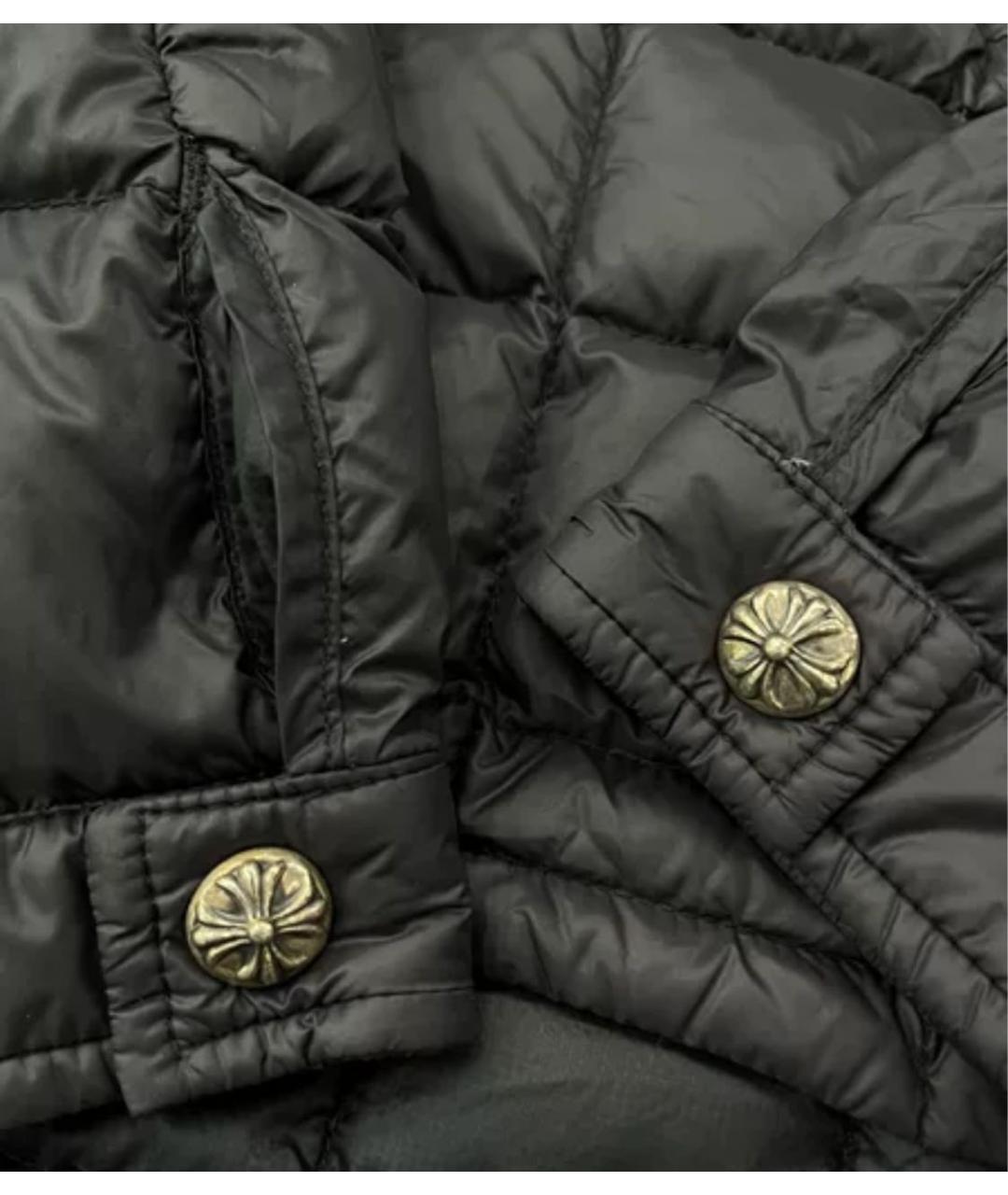 CHROME HEARTS Черный пуховик, фото 3