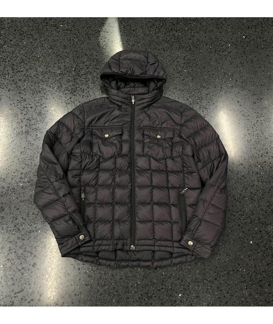 CHROME HEARTS Черный пуховик, фото 6