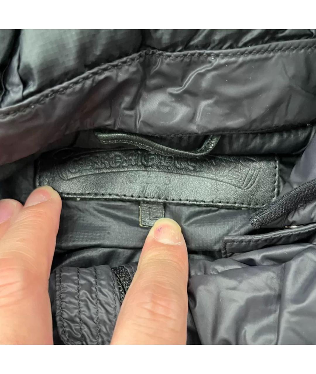 CHROME HEARTS Черный пуховик, фото 4
