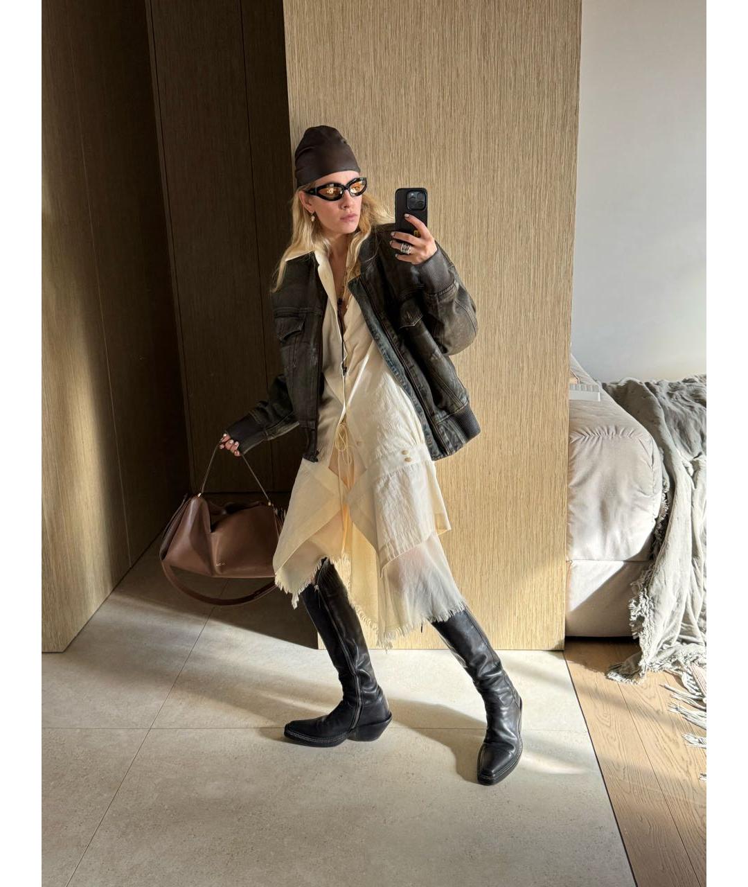 ACNE STUDIOS Вискозная юбка миди, фото 4