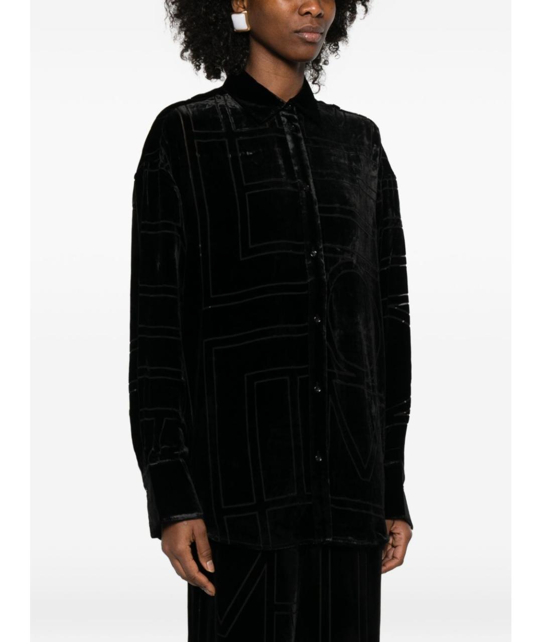 TOTEME Черная хлопковая рубашка, фото 2