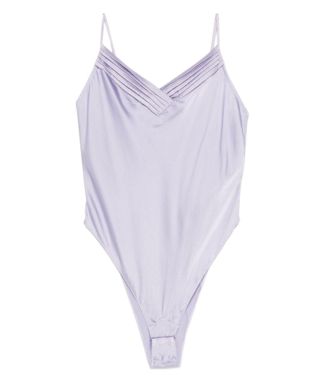 FORTE FORTE Фиолетовое шелковое боди, фото 1