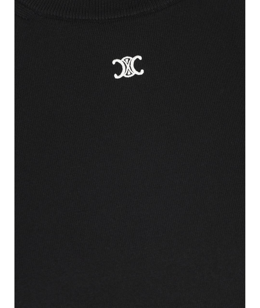 CELINE Черная шерстяная жилетка, фото 4