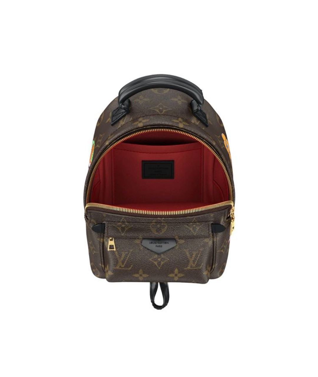LOUIS VUITTON PRE-OWNED Коричневый кожаный рюкзак, фото 4