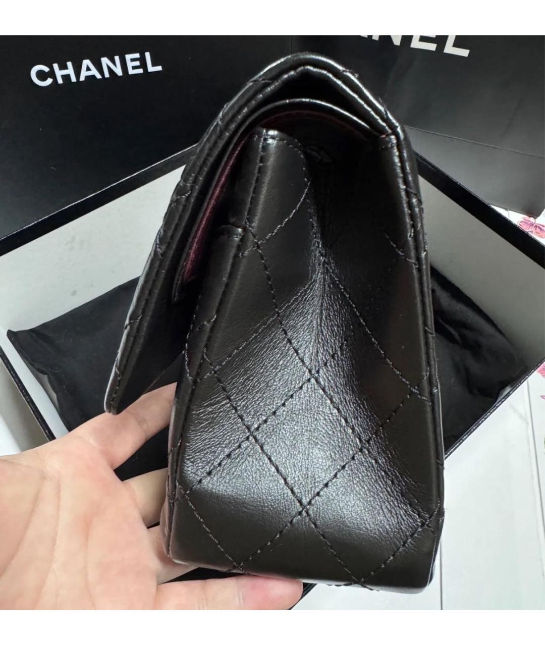 CHANEL Черная кожаная сумка через плечо, фото 5